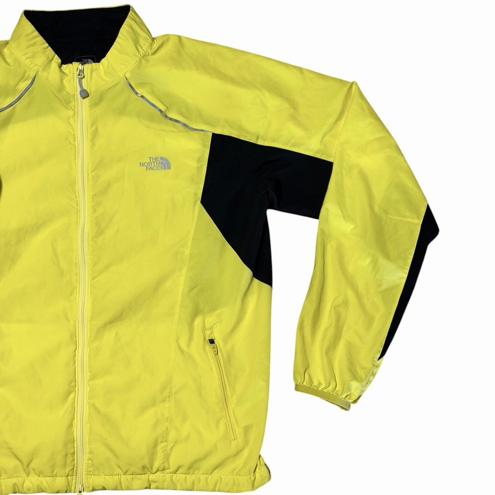 The North Face Flight Series Jacket Men's Yellow Full Zip Windbreaker Large Vent - Picture 2 of 14